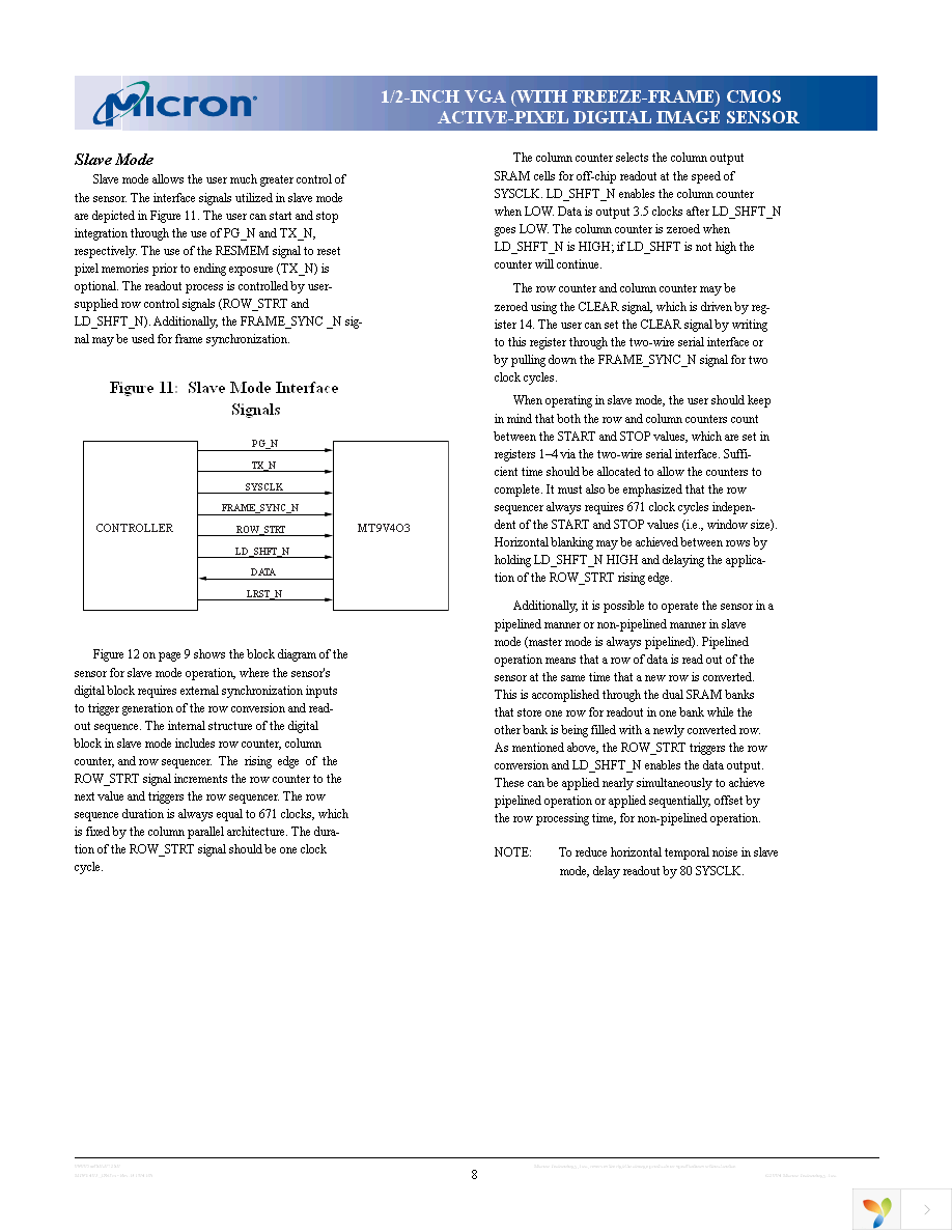 MT9V403DEVSTM ES Page 8